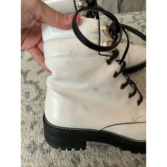 Stuart Weitzman Lexy Combat Boots Sz 5.5 - Picture 12 of 14